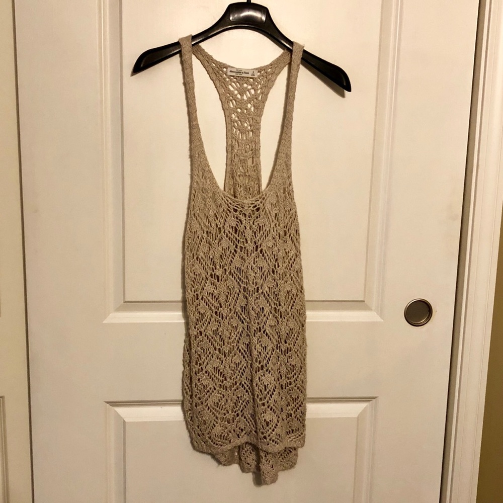 Abercrombie & Fitch Tan Knit Sweater